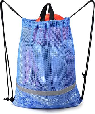 Strand BeeGreen Mesh Drawstring Bag Backpack Lightweight Op zwaar werk berekend voor Sport