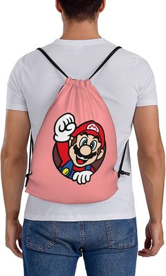 Van de Sporten het Roze Drawstring van de gymnastiekyoga van de de Zakrugzak Beeldverhaal van Anime Lichtgewicht voor Mannen Vrouwen