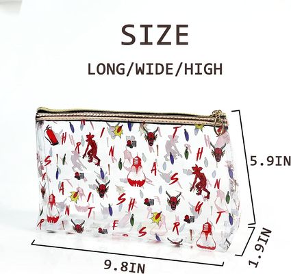 Lichtgewicht en waterdicht Crystal Clear Makeup Bags, de Vreemdere Kosmetische Zakken van Schooldingen