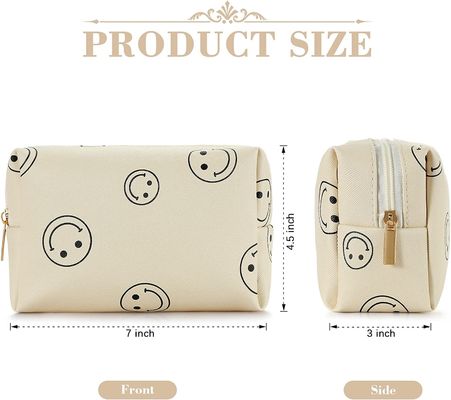 Make-upzak voor de Zakpu van de Vrouwen Preppy Make-up Leer Waterdichte Kosmetische Zak