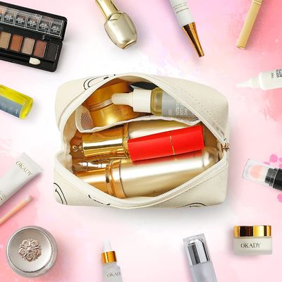 Make-upzak voor de Zakpu van de Vrouwen Preppy Make-up Leer Waterdichte Kosmetische Zak
