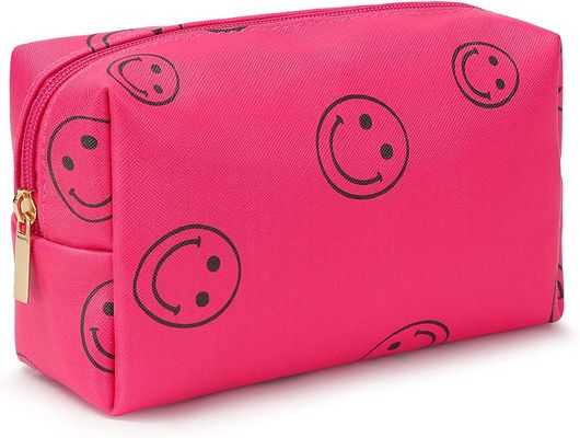 Pu de Zak Waterdichte Kosmetische Organisator Cute Portable  van de Leer Preppy Make-up