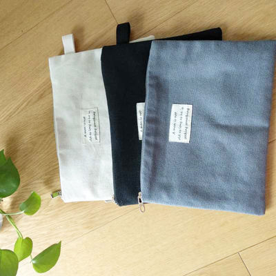 Katoenen Voerings12*8.5 Canvas Pen Case Stationery Storage