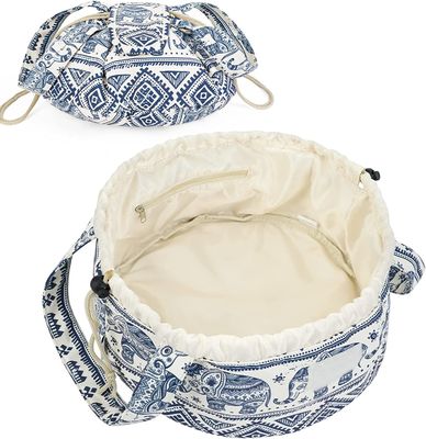 Multifunctionele en waterdichte Drawstring-Toiletry van de Zakvrouwen van de Make-upzak Grote Kosmetische Organisator voor Reis