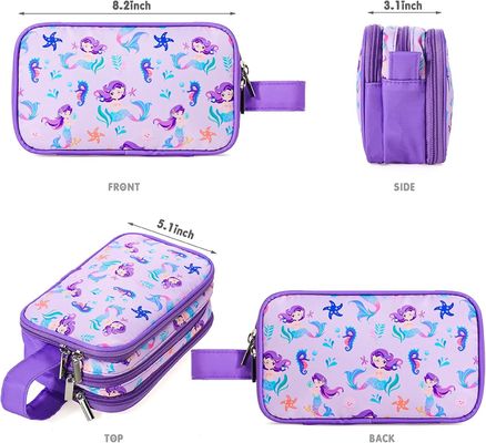Reistoiletry Zak voor Kleine Jonge van de de Waszak van de Meisjes Kosmetische Make-up Waterdichte Hangende de Peuter Reizende Toiletries