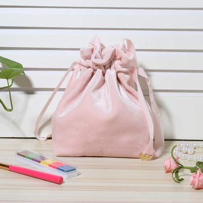 Make-upzak voor Vrouwenmeisjes, Fluweelmateriaal met Drawstring voor de Kosmetische Organisator van de Beursreis