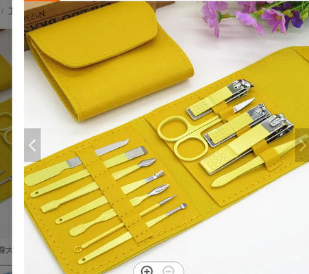 Clippers van de manicure Vastgestelde Spijker van het het Roestvrije staaloor van het Hulpmiddelenhuishouden 4/12/16Pcs van de de Lepelspijker de Snijdersschaar Kit For Manicure Tools