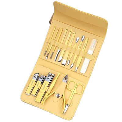 Clippers van de manicure Vastgestelde Spijker van het het Roestvrije staaloor van het Hulpmiddelenhuishouden 4/12/16Pcs van de de Lepelspijker de Snijdersschaar Kit For Manicure Tools