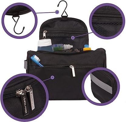 Schokbestendige Hangende Reistoiletry Zakorganisator Bathroom Hygiene Dopp Kit With Hook