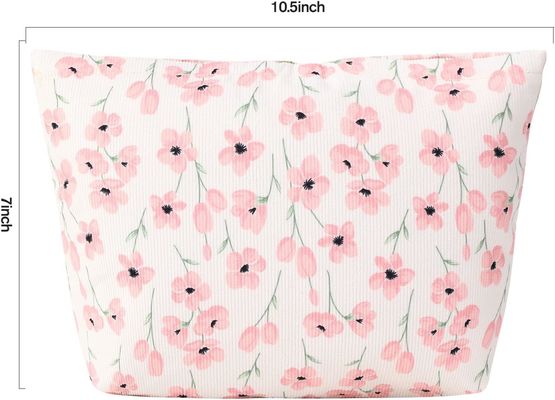 De vrouwen reizen de Make-upzakken van de Schokbestendige Opslag Bloemen Kosmetische Zak