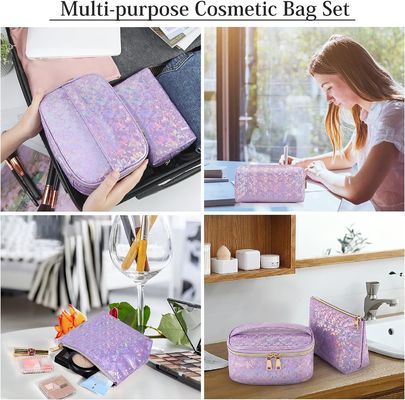 PU lederen zachte make-up tas waterdichte tas draagbare make-up reistas