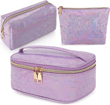 PU lederen zachte make-up tas waterdichte tas draagbare make-up reistas