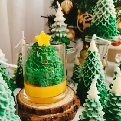 Hoogwaardige geduld Leuke schattige duurzame kerstboom kaarsen