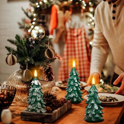 Veelzijdige Vlamloze Taper kaarsen Echte Wax Kerstboom kaarsen
