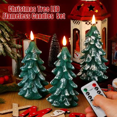 Veelzijdige Vlamloze Taper kaarsen Echte Wax Kerstboom kaarsen