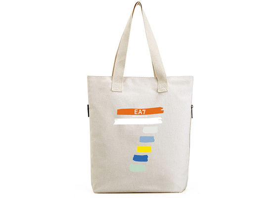 Vouwbaar Groot Opnieuw te gebruiken Tote Bags Canvas Shopping Bags met Pit voor Dame