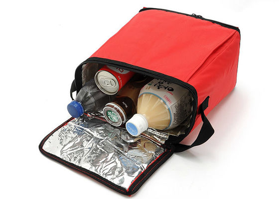 Douane Logo Waterproof Lunch Containers Red Volwassen Geïsoleerd Koeler Tote Bags