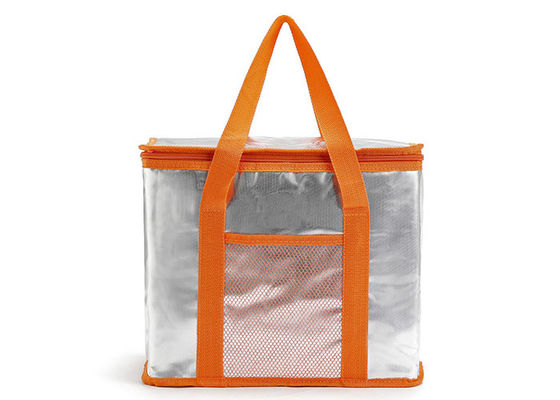 De grote Oranje Thermische Geïsoleerde Tote Lunch Bag OEM van EPE Dienst